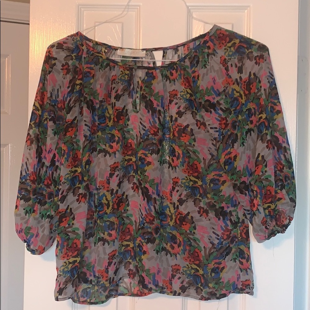 Multi colored blouse